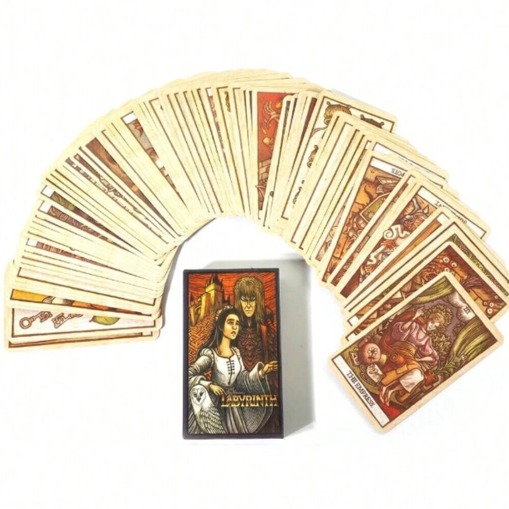 Labyrinth Tarot 78 Card Deck Paper Cardboard in Box